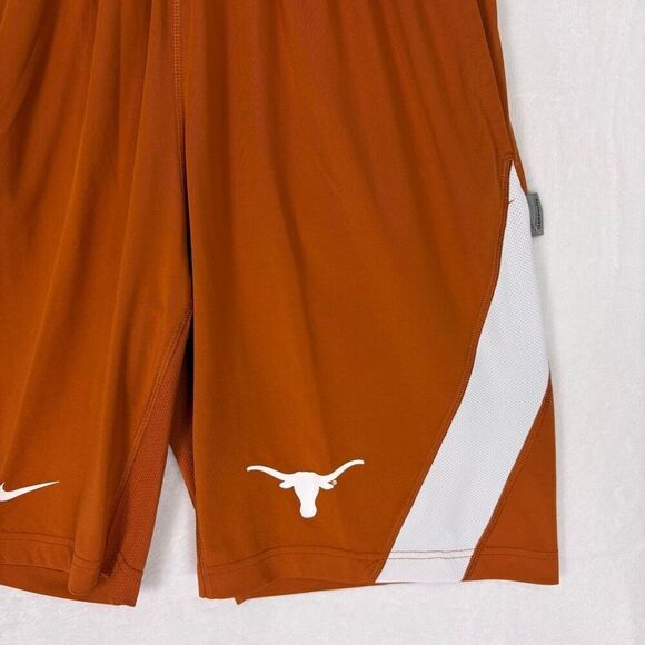Nike Dri-Fit Texas Longhorns Orange Athletic Basketball Shorts Men's Medium - Picture 4 of 16